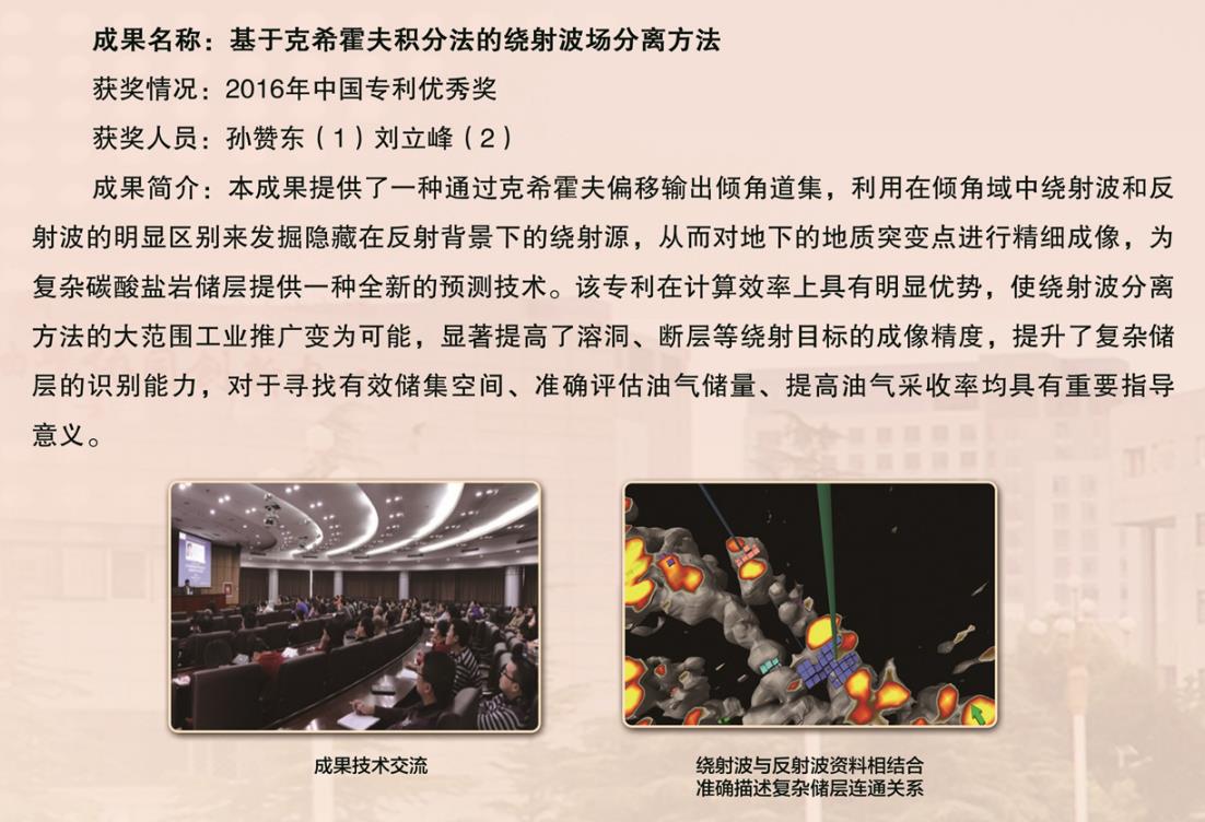 2016-中国专利奖-优秀奖-基于克希霍夫积分法的绕射波场分离方法-孙赞东.jpg